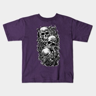 Hear No Evil monochrome Kids T-Shirt